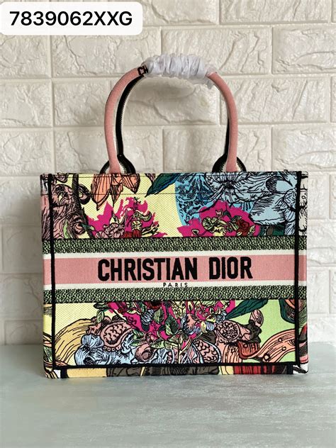 christian dior floral tote|original christian dior tote bag.